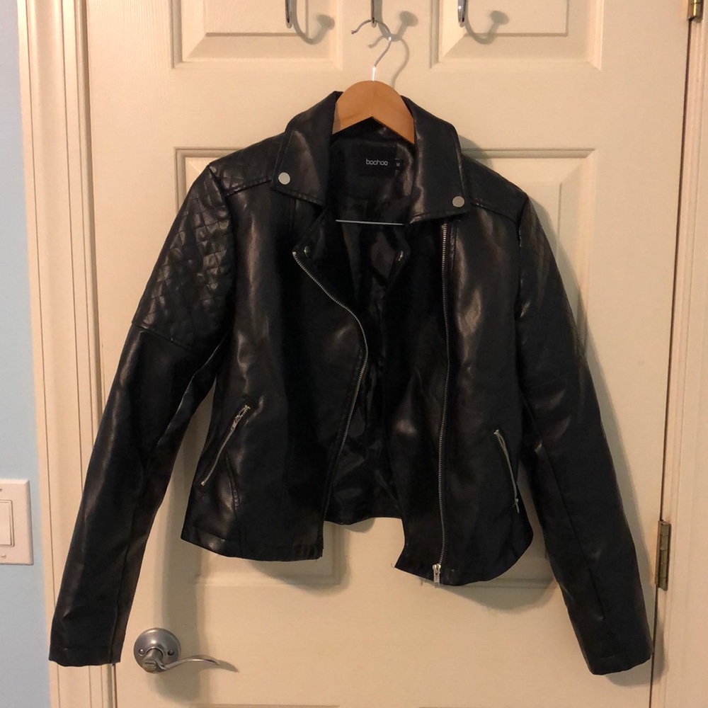 NWOT Boohoo Faux Leather Jacket
